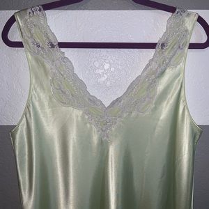 Like green silk nightgown